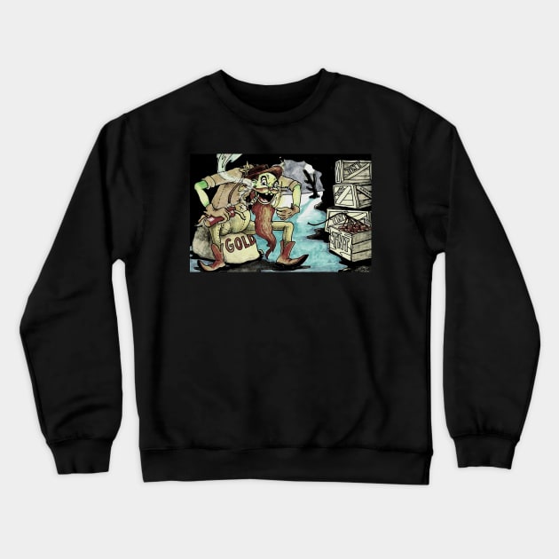 The Mad Prospector Crewneck Sweatshirt by Pudding Bat